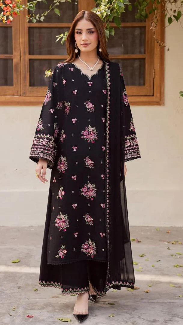 Swagiwear Zara Shahjahan - Lawn 3PC Embroidered Suit - 