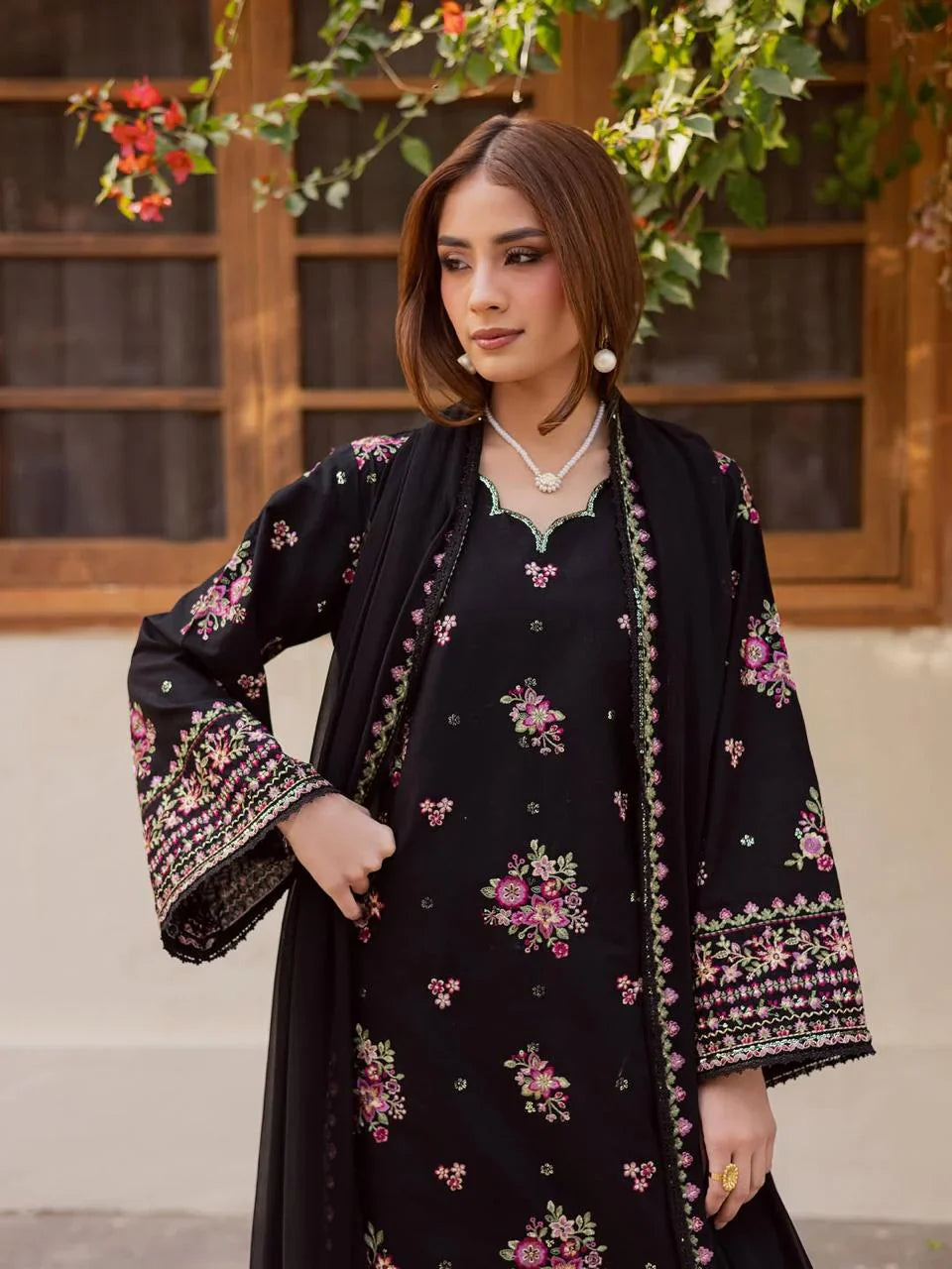 Swagiwear Zara Shahjahan - Lawn 3PC Embroidered Suit - 