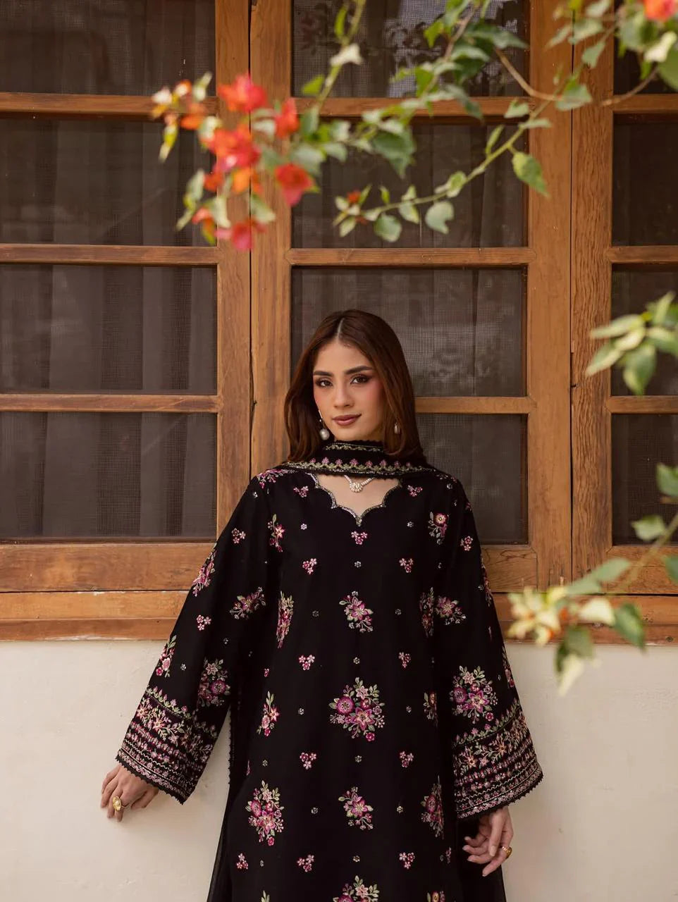 Swagiwear Zara Shahjahan - Lawn 3PC Embroidered Suit - 