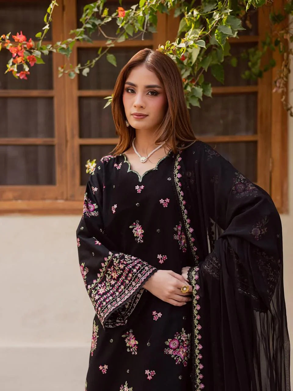 Swagiwear Zara Shahjahan - Lawn 3PC Embroidered Suit - 