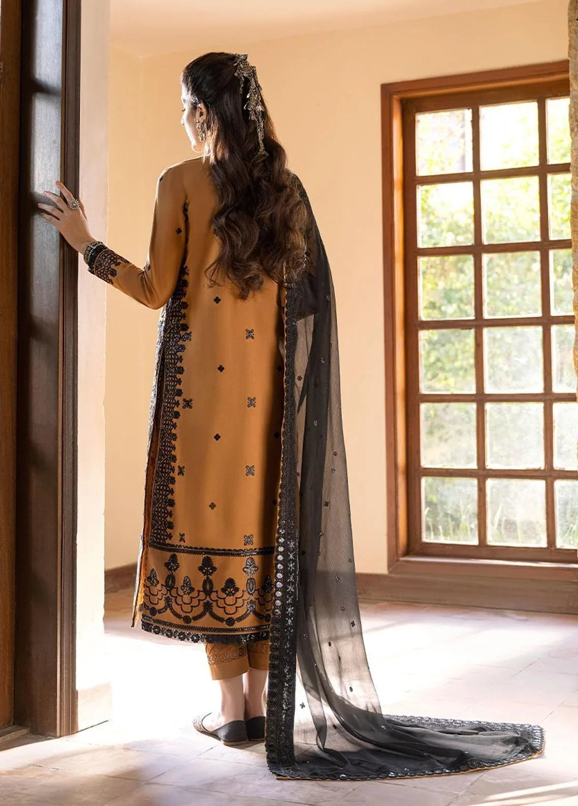 Swagiwear  Asim Jofa, unstitched 3 piece embroidered summer suit