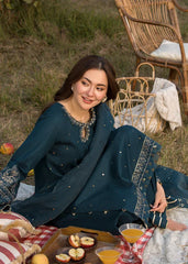 Swagiwear ZaraShahJahan -3PCs Embroidered Lawn Dress - 