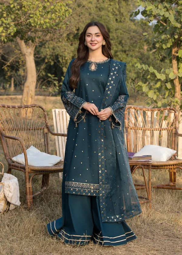 Swagiwear ZaraShahJahan -3PCs Embroidered Lawn Dress - 