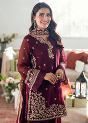 SwagiWear - 3PC EMBROIDERED LAWN SUIT - Sw1354