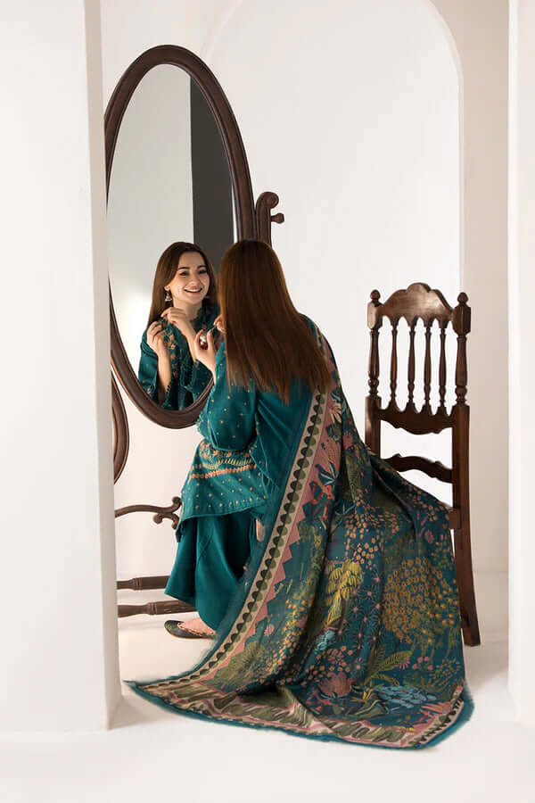 Swagiwear Sobia-Nazir - 3PC Embroidered Suit- 