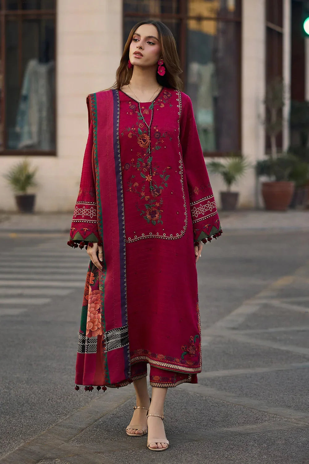 Swagiwear Zara Shahjahan - Lawn 3PC Embroidered Suit - 