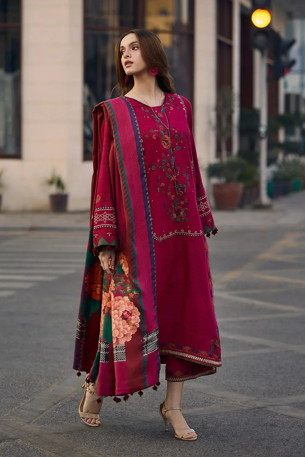Swagiwear Zara Shahjahan - Lawn 3PC Embroidered Suit - 