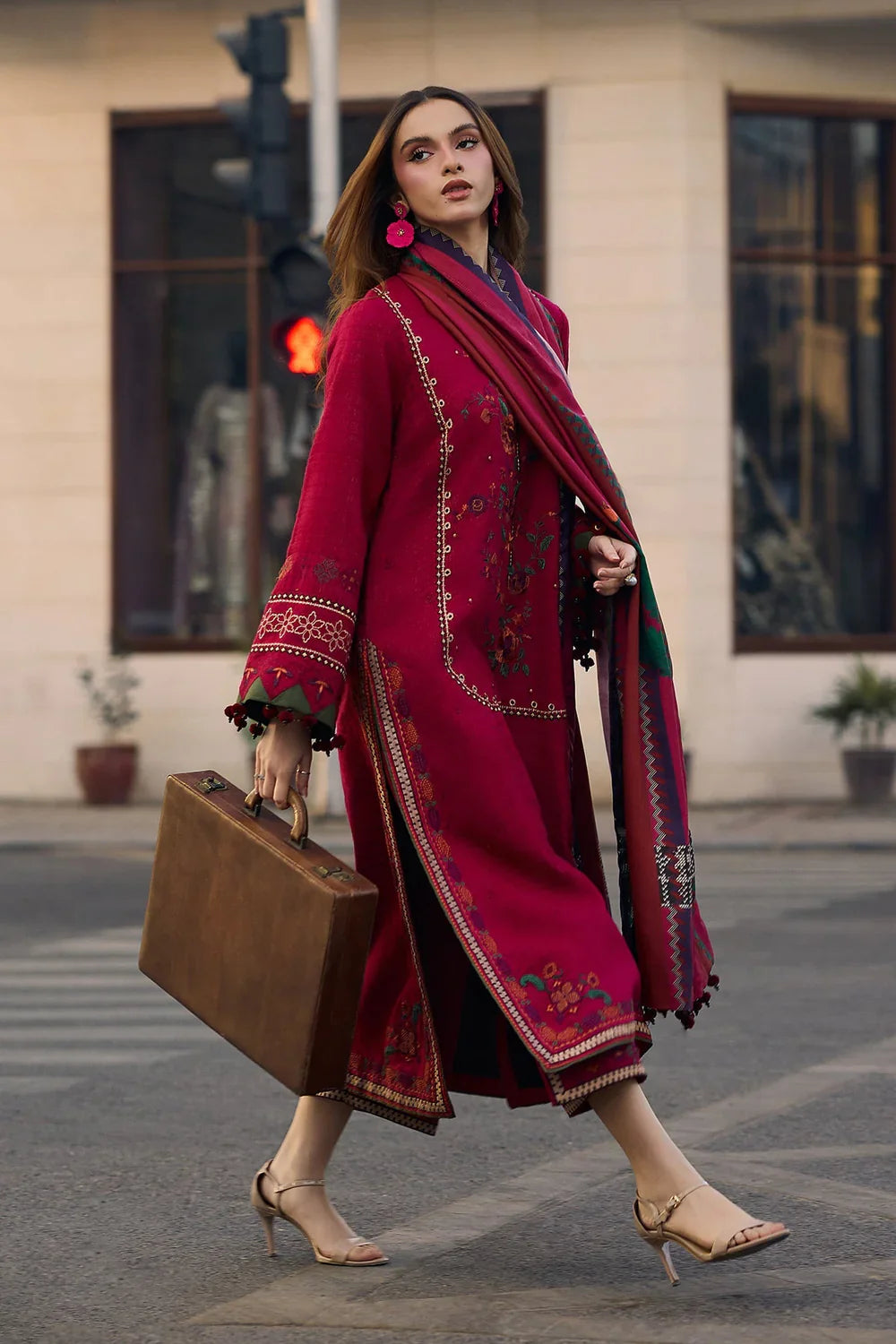 Swagiwear Zara Shahjahan - Lawn 3PC Embroidered Suit - 