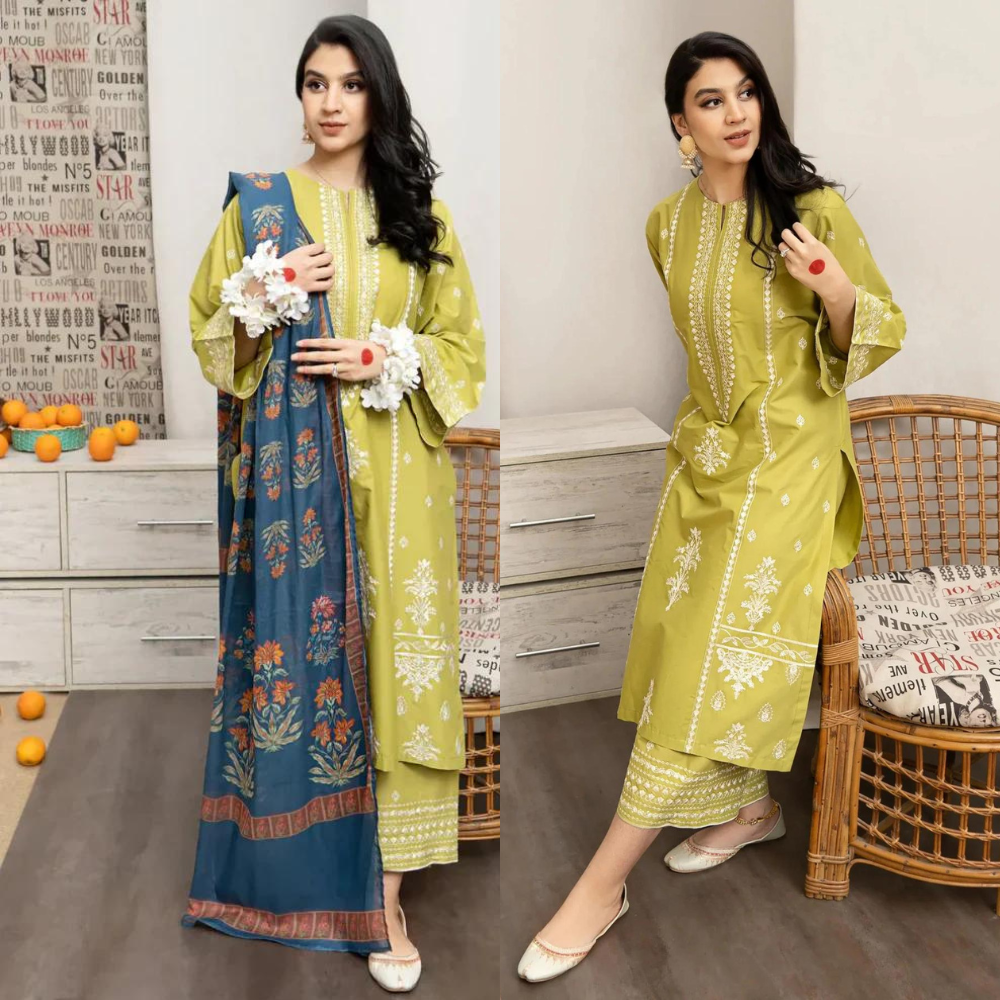 Urge Embroidered Lawn Three Piece Sw837